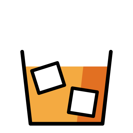 Openmoji Tumbler Glass emoji image