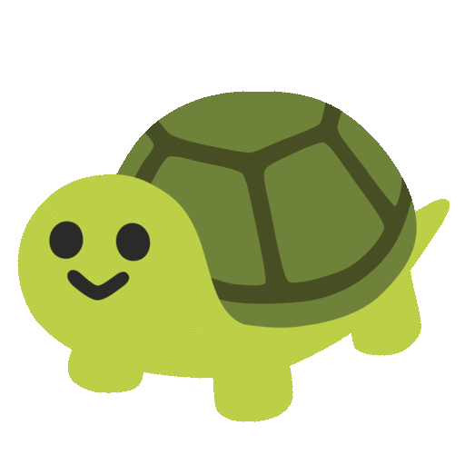 Noto Emoji Animation turtle emoji image