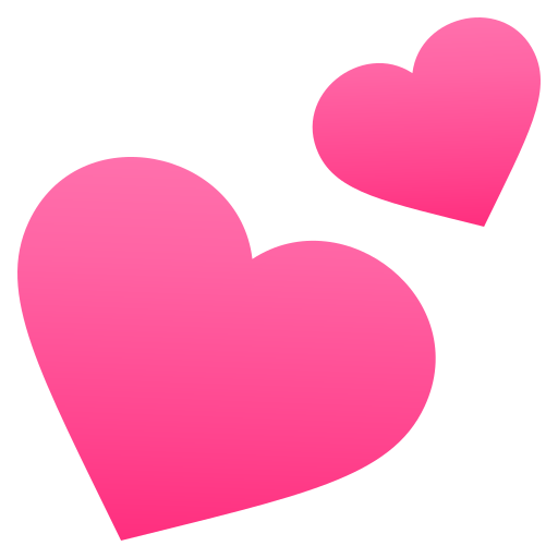 JoyPixels two hearts emoji image