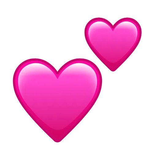 Telegram two hearts emoji image