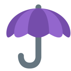 Twitter umbrella emoji image