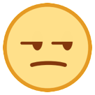 HTC unamused face emoji image