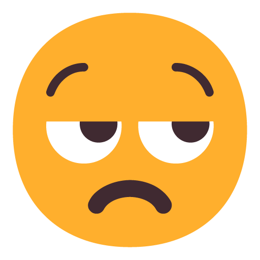 Microsoft unamused face emoji image
