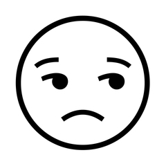 Noto Emoji Font unamused face emoji image