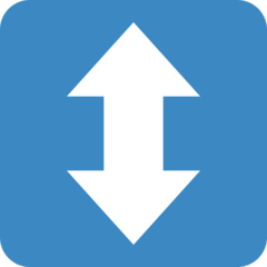 Twitter up down arrow emoji image