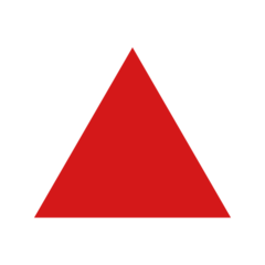 Emojidex up-pointing red triangle emoji image