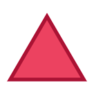 HTC up-pointing red triangle emoji image