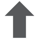 HTC upwards black arrow emoji image