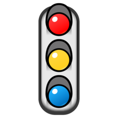 Emojidex vertical traffic light emoji image