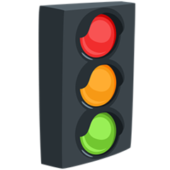 Facebook Messenger vertical traffic light emoji image