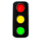 Huawei vertical traffic light emoji image