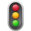 LG vertical traffic light emoji image