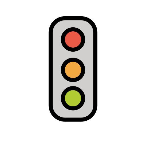 Openmoji vertical traffic light emoji image