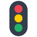 Toss vertical traffic light emoji image