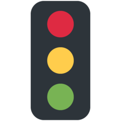 Twitter vertical traffic light emoji image