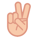 HTC victory hand emoji image