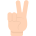 Mozilla victory hand emoji image