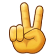 Samsung victory hand emoji image