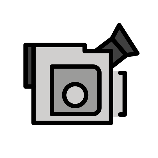 Openmoji video camera emoji image
