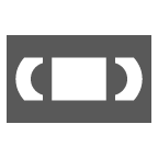 au by KDDI videocassette emoji image