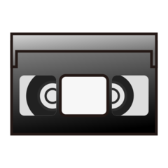 Emojidex videocassette emoji image