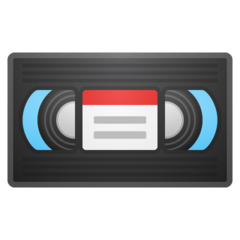 Google videocassette emoji image