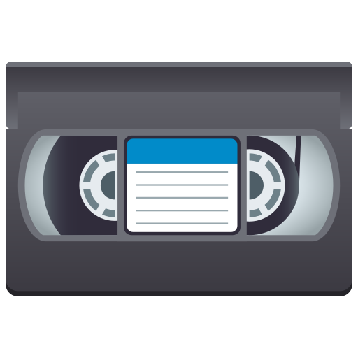 JoyPixels videocassette emoji image