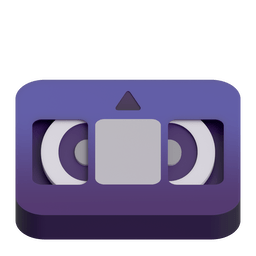 Microsoft Teams videocassette emoji image