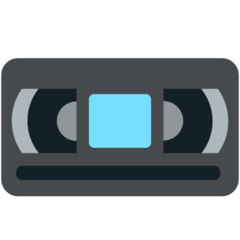 Mozilla videocassette emoji image