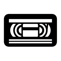 Noto Emoji Font videocassette emoji image