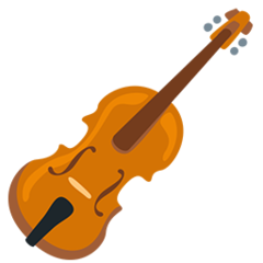 Facebook Messenger violin emoji image