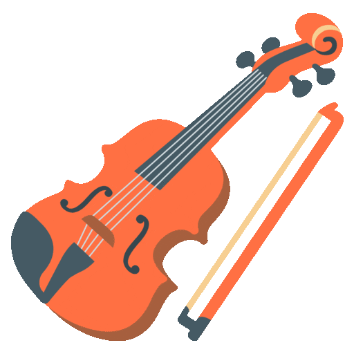 Noto Emoji Animation violin emoji image