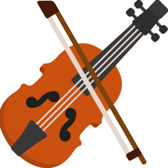 Skype violin emoji image