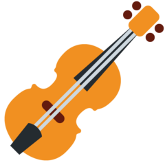 Twitter violin emoji image