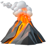 IOS/Apple volcano emoji image