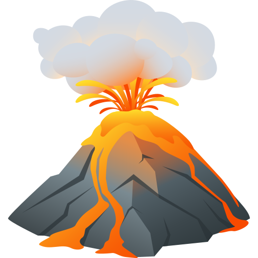 JoyPixels volcano emoji image