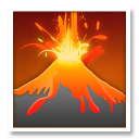 LG volcano emoji image