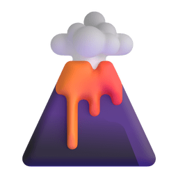 Microsoft Teams volcano emoji image