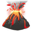 Samsung volcano emoji image