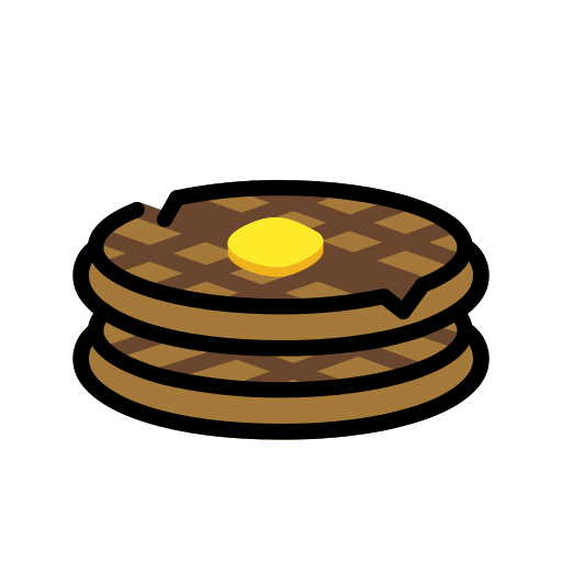 Openmoji Waffle emoji image