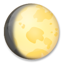 LG waning crescent moon symbol emoji image