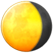 Samsung waning gibbous moon symbol emoji image