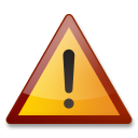 LG warning sign emoji image