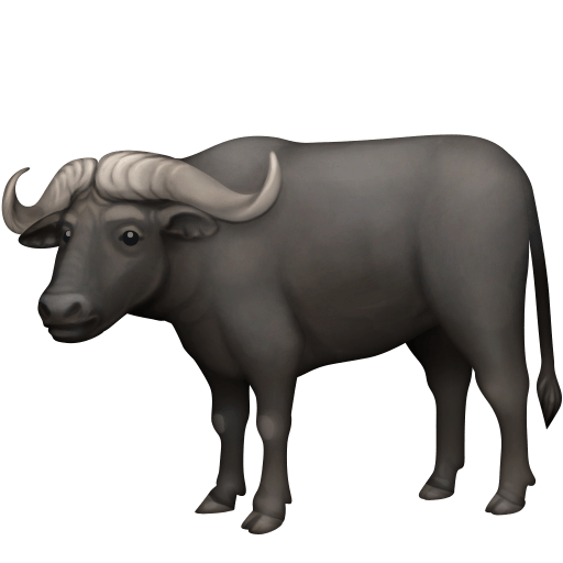 Facebook water buffalo emoji image