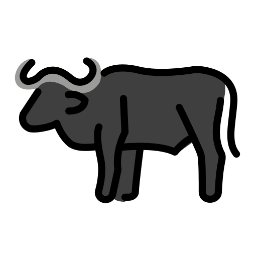 Openmoji water buffalo emoji image