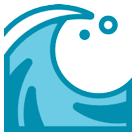 HTC water wave emoji image
