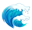 Huawei water wave emoji image