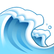 Samsung water wave emoji image