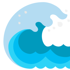 Skype water wave emoji image