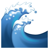 Whatsapp water wave emoji image